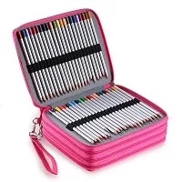 filled pencil case
